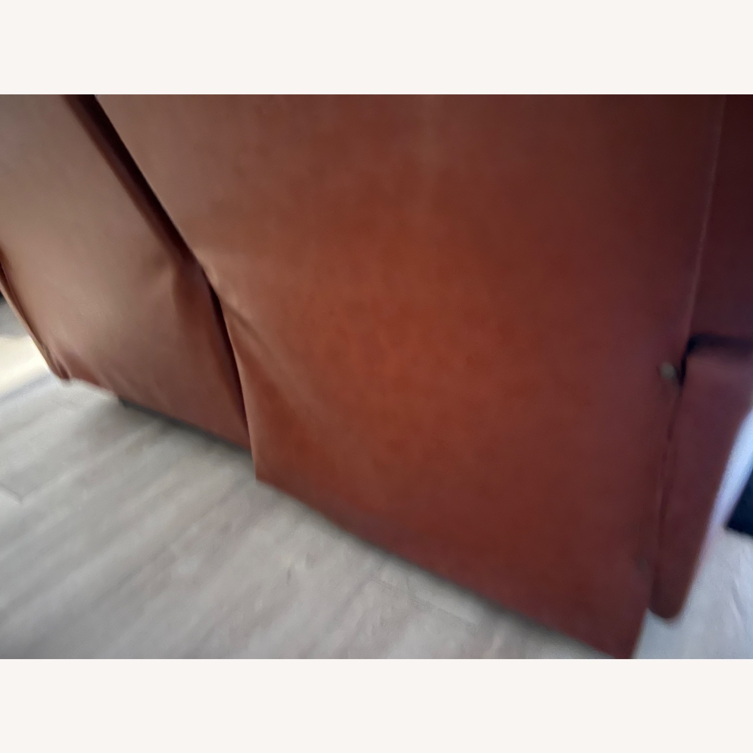Dark Brown Leather 3+ Seater Sofa - image-2