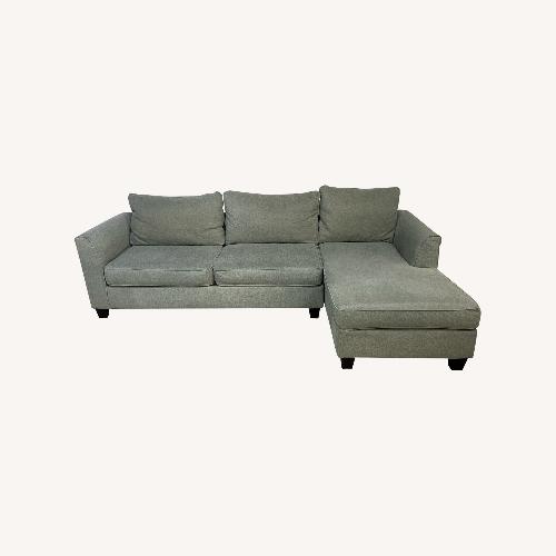 Used Raymour and Flanigan Diane 2pc. Sectional for sale on AptDeco