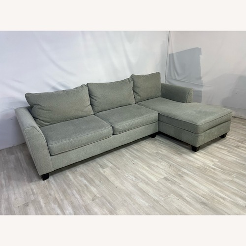 Used Raymour and Flanigan Diane 2pc. Sectional for sale on AptDeco