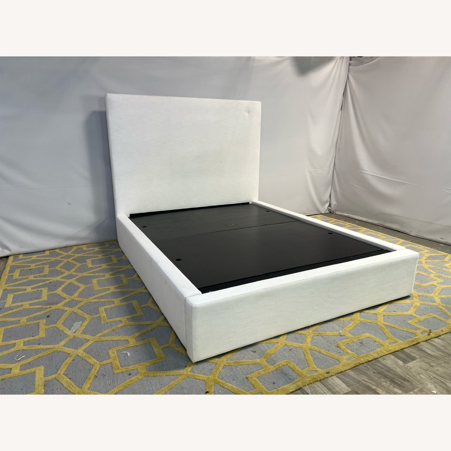 Restoration Hardware Lawson Fabric Panel Queen Bed - image-1