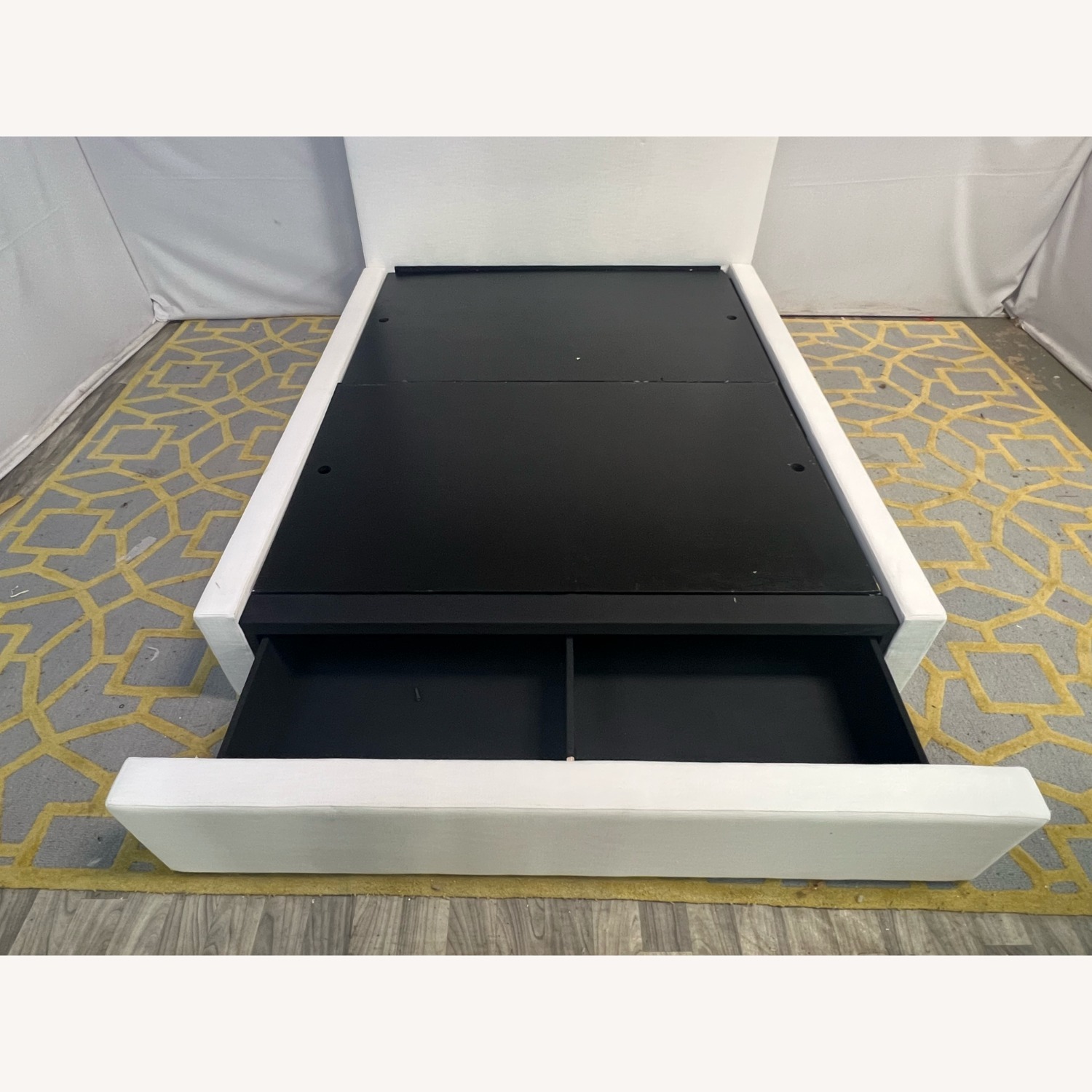 Restoration Hardware Lawson Fabric Panel Queen Bed - image-3