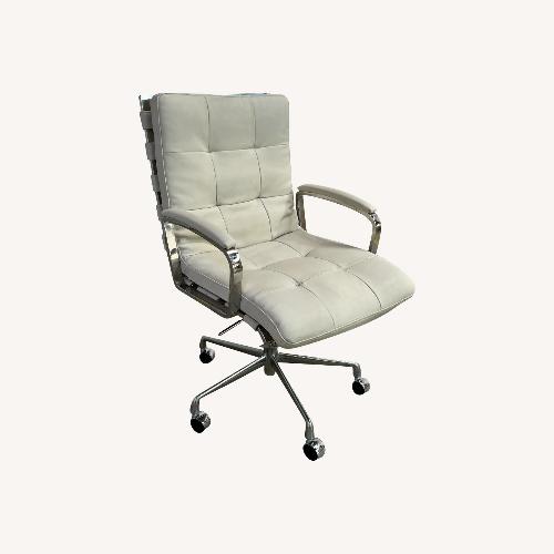 Used Restoration Hardware Rossi Leather Desk Chair for sale on AptDeco