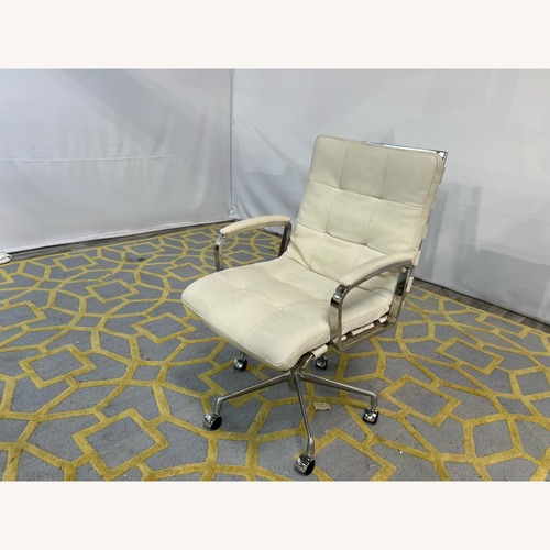 Used Restoration Hardware Rossi Leather Desk Chair for sale on AptDeco