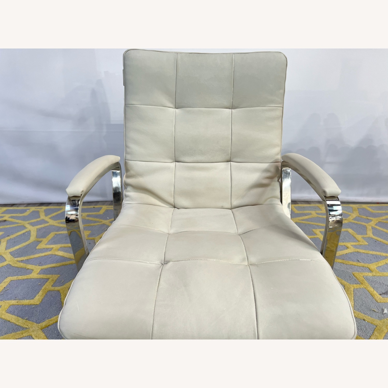 Restoration Hardware Rossi Leather Desk Chair - image-3