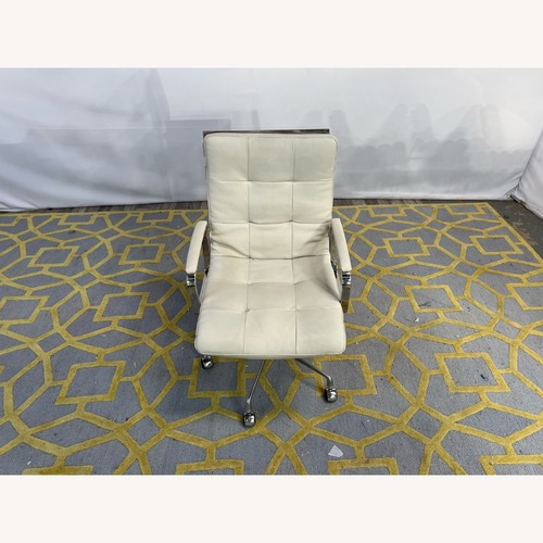 Used Restoration Hardware Rossi Leather Desk Chair for sale on AptDeco