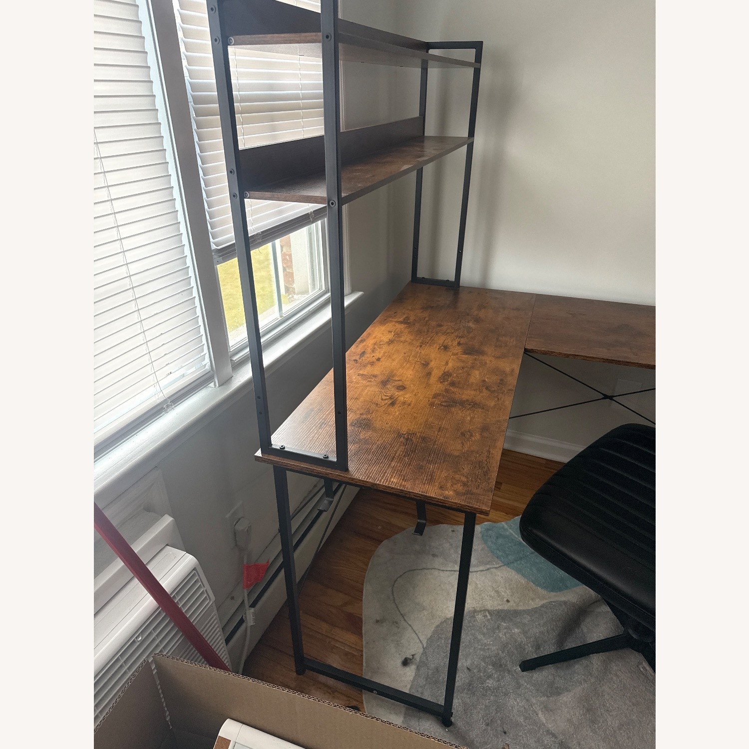 Dark Brown Desk - image-3