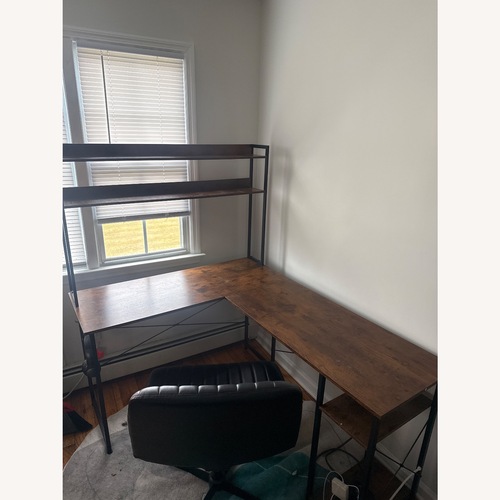 Used Dark Brown Desk for sale on AptDeco