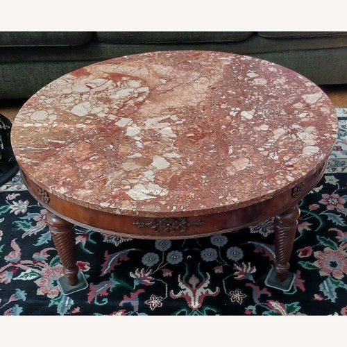 Used Vintage/Antique Finds Marble Coffee Table for sale on AptDeco