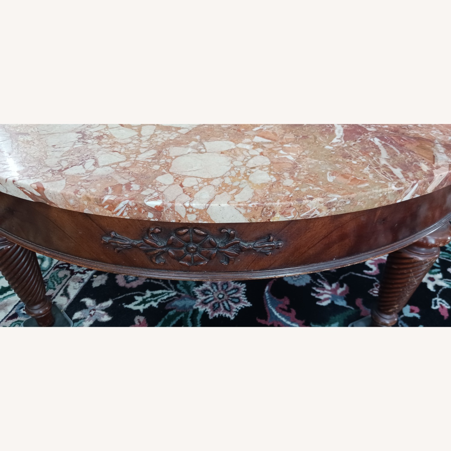 Vintage/Antique Finds Marble Coffee Table - image-2