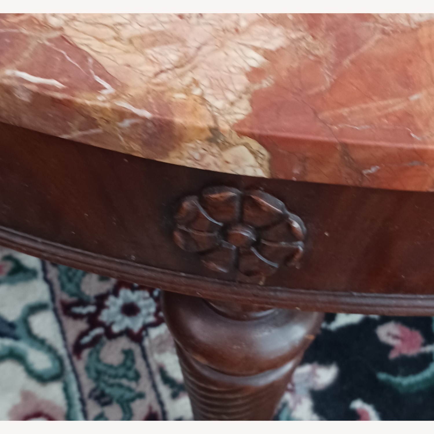 Vintage/Antique Finds Marble Coffee Table - image-3