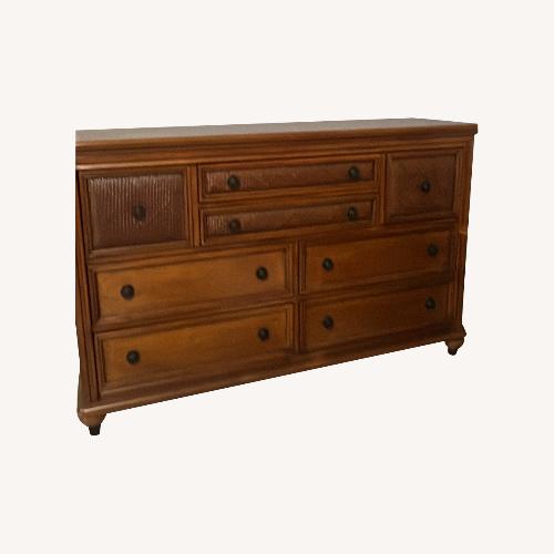 Used Broyhill Furniture Dark Brown Wood Dresser for sale on AptDeco