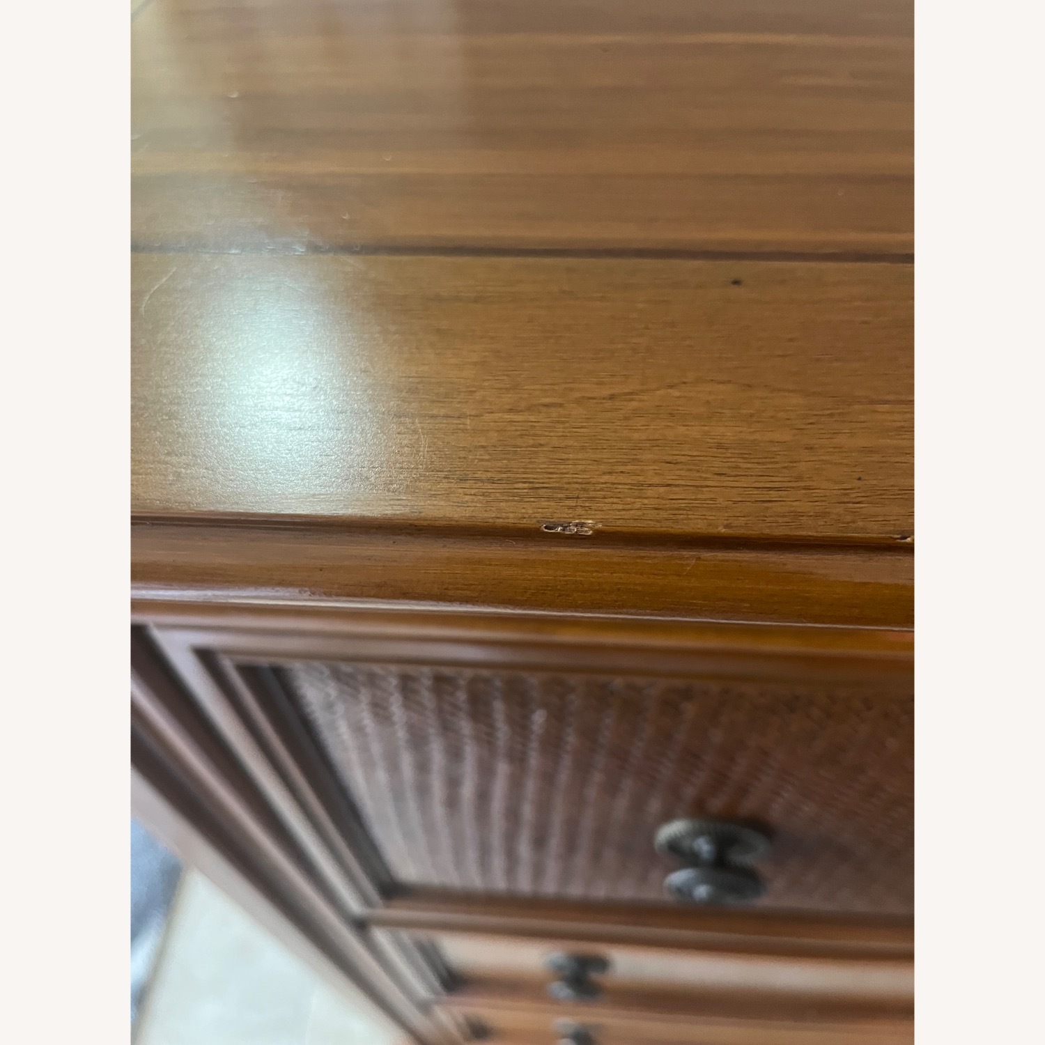 Broyhill Furniture Dark Brown Wood Dresser - image-3
