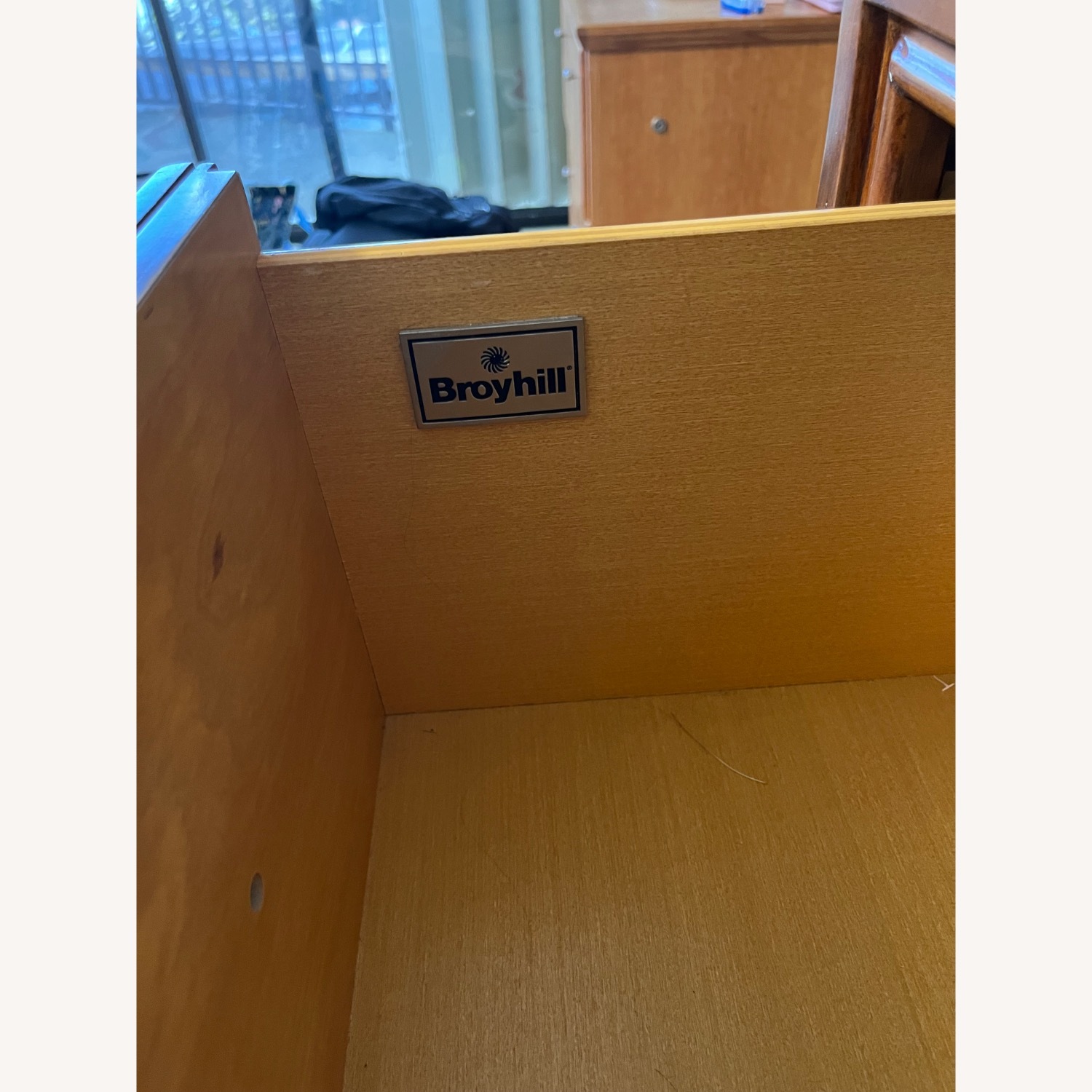 Broyhill Furniture Dark Brown Wood Dresser - image-4