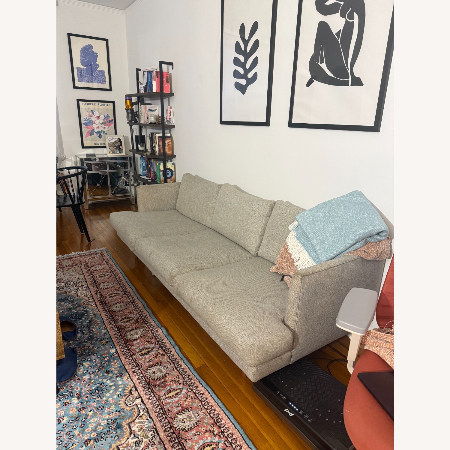 Article Burrard Light Gray Fabric 3+ Seater Sofa - image-2