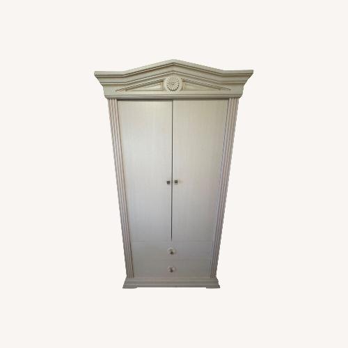 Used Natural Wood Armoire for sale on AptDeco