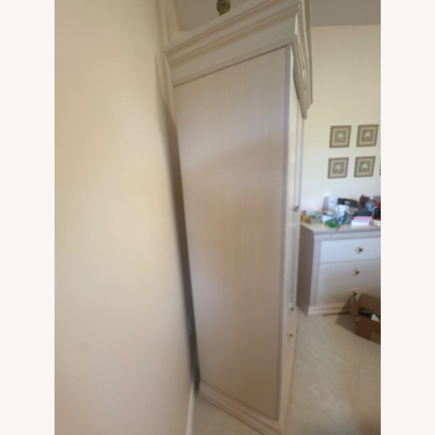Natural Wood Armoire - image-2