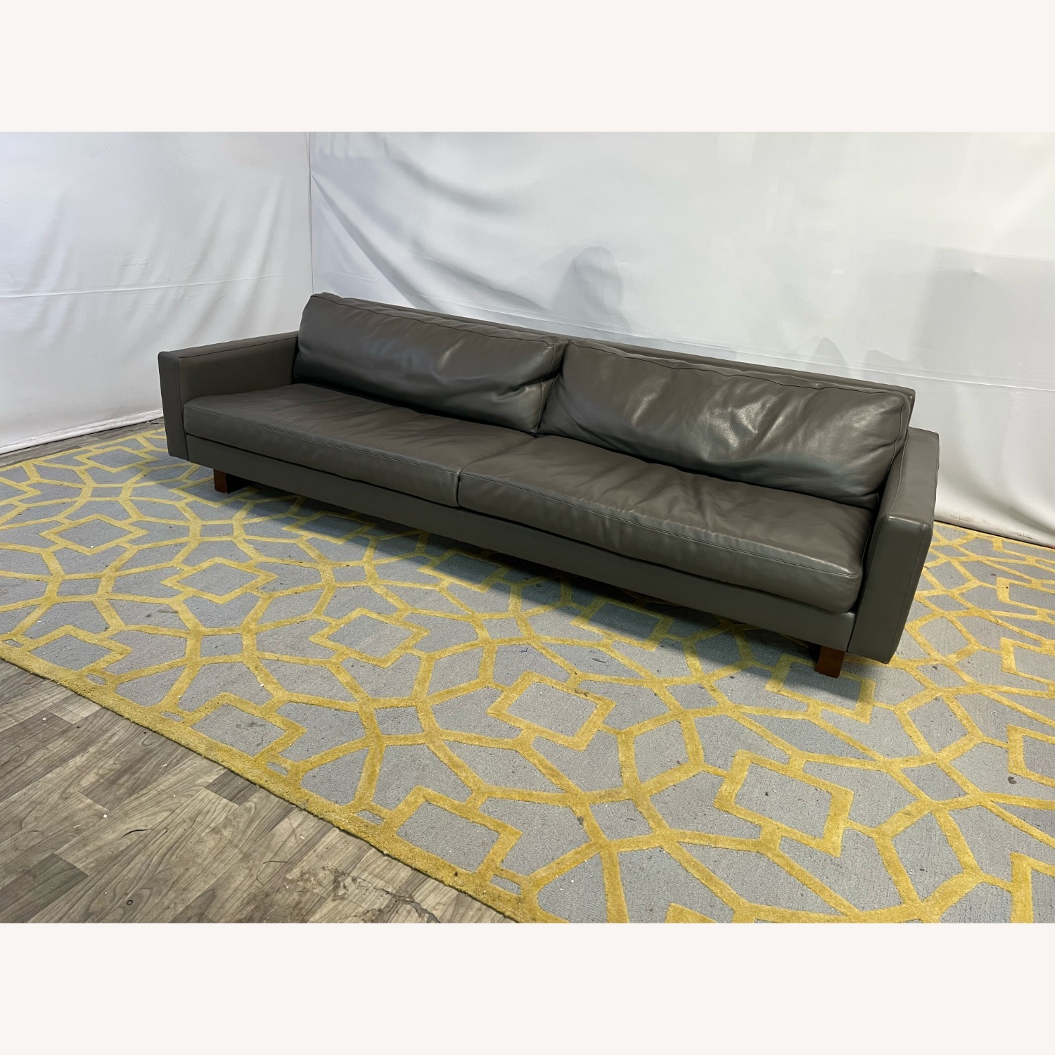 Room and Board Pierson Leather Sofa - image-4