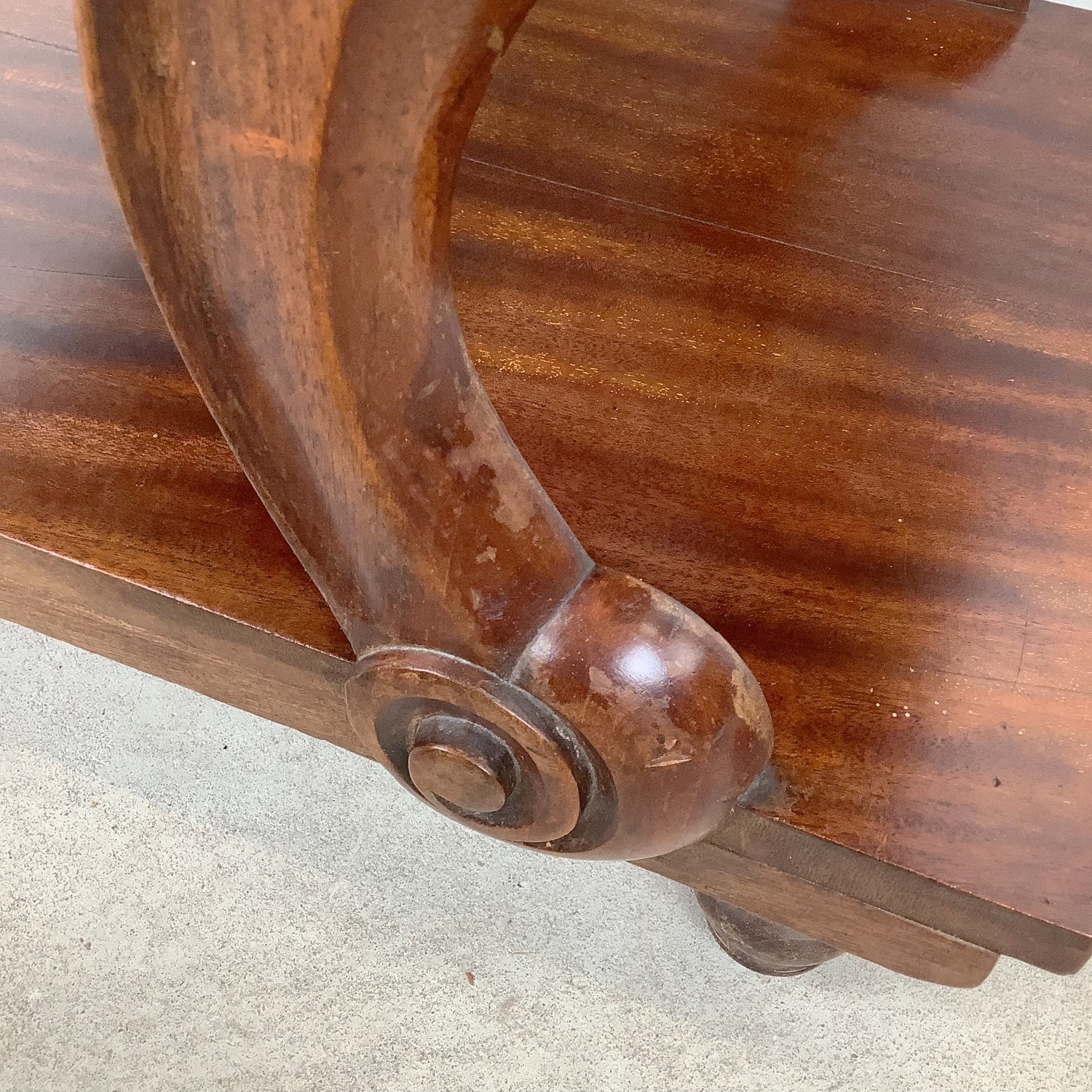 Neoclassical Scroll Base Vanity Stool - image-16