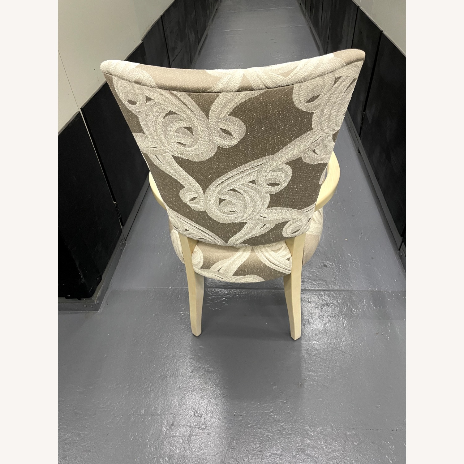 J. Robert Scott Greige and Ivory Dining Chairs - image-8