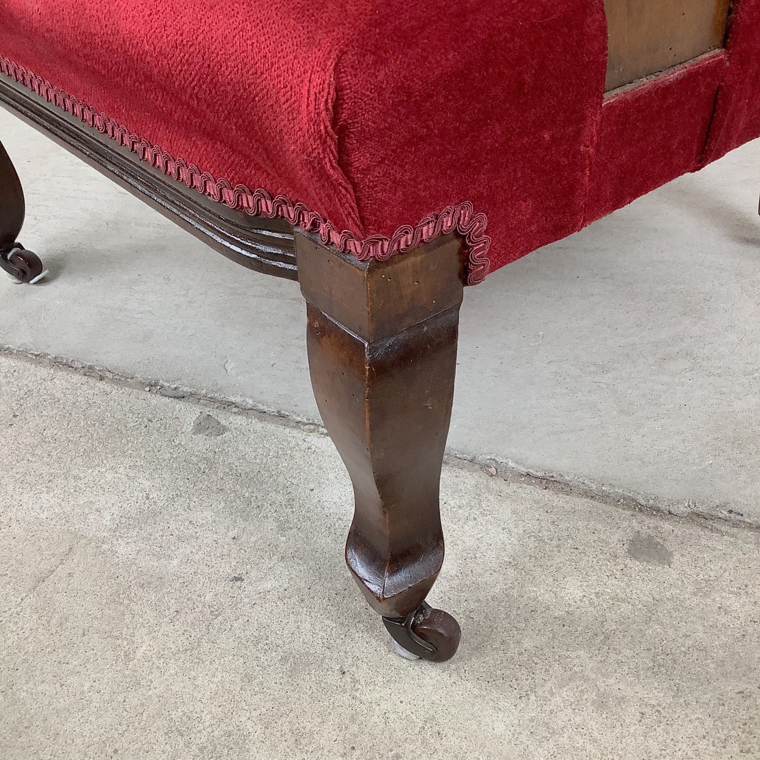 Vintage Upholstered Armchair – Empire Style - image-15