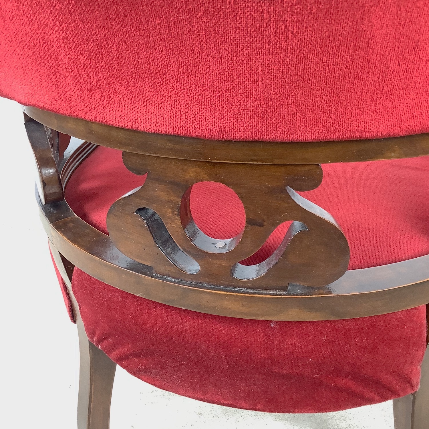 Vintage Upholstered Armchair – Empire Style - image-10