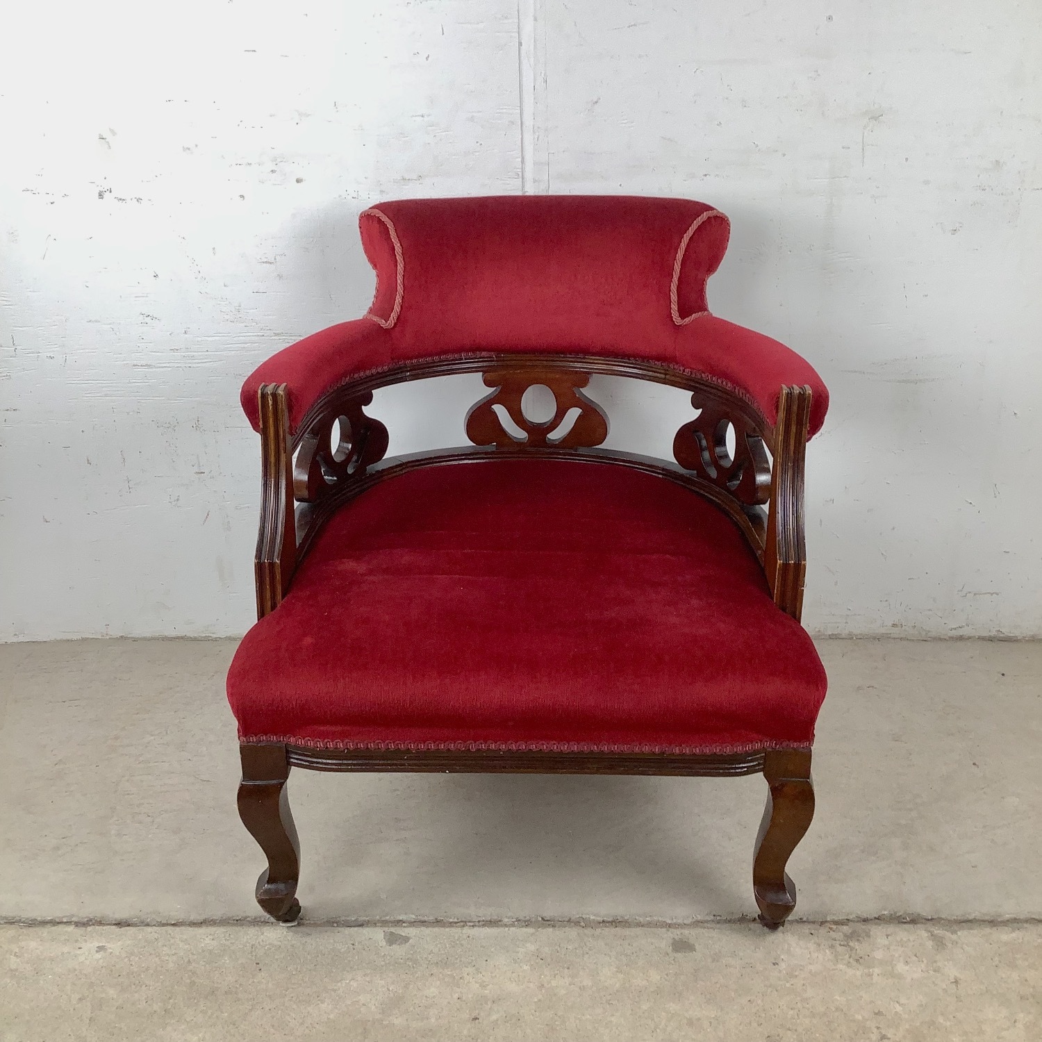Vintage Upholstered Armchair – Empire Style - image-18