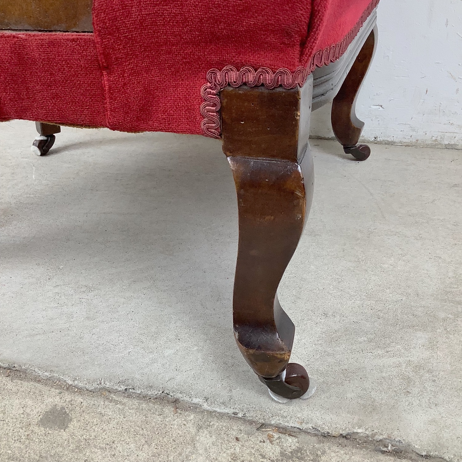 Vintage Upholstered Armchair – Empire Style - image-9