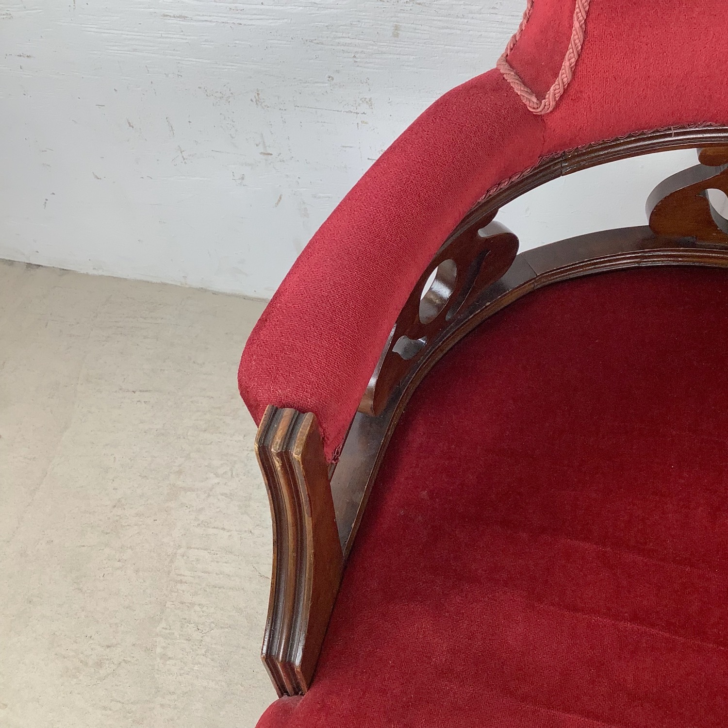 Vintage Upholstered Armchair – Empire Style - image-16