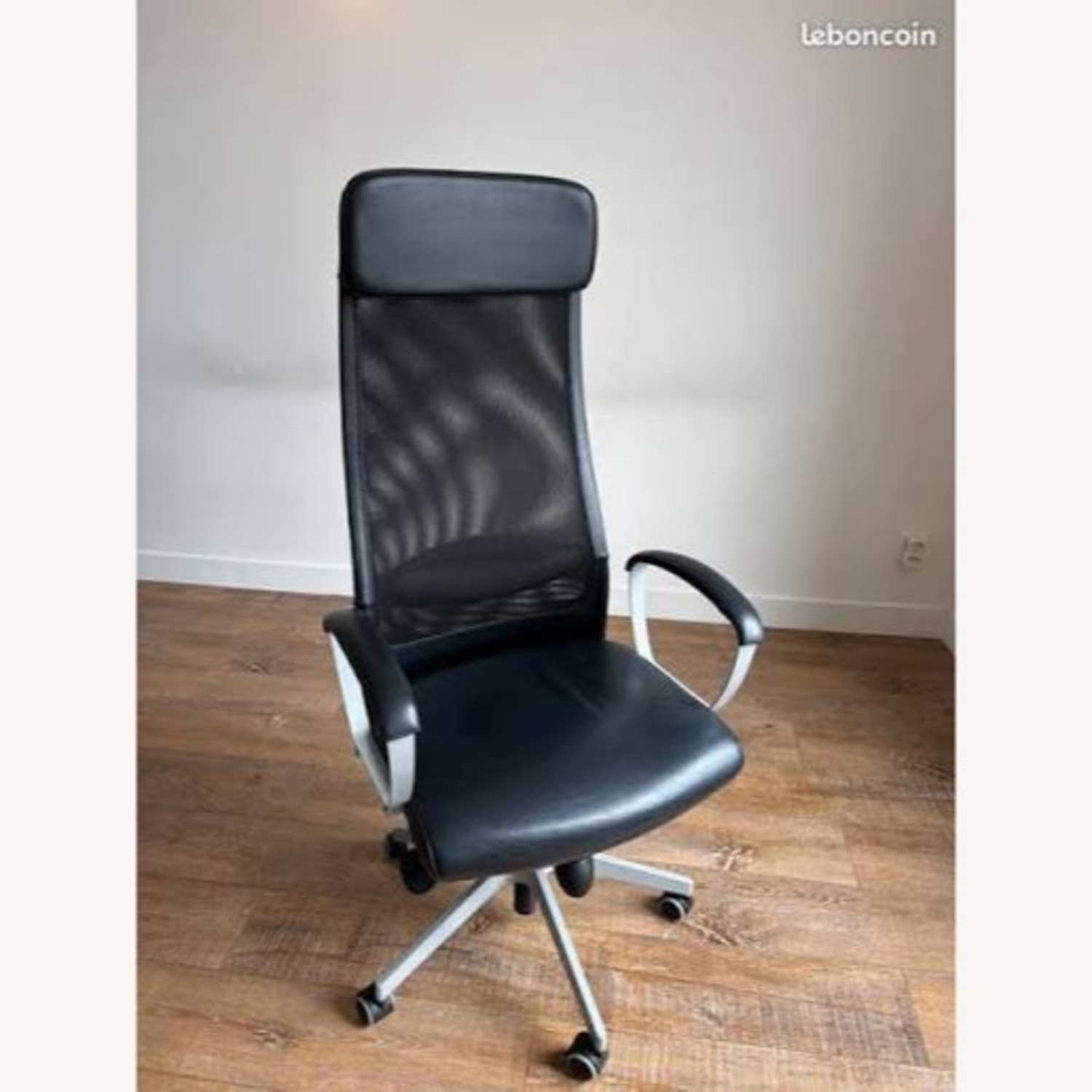 IKEA Markus Leather Rolling Desk Chair - image-1