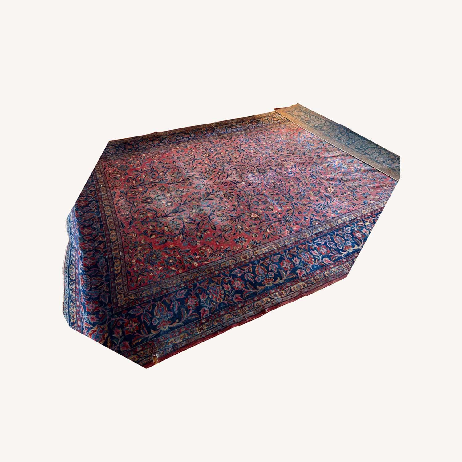 Antique Royal Kashan c. 1920 Rug - image-0