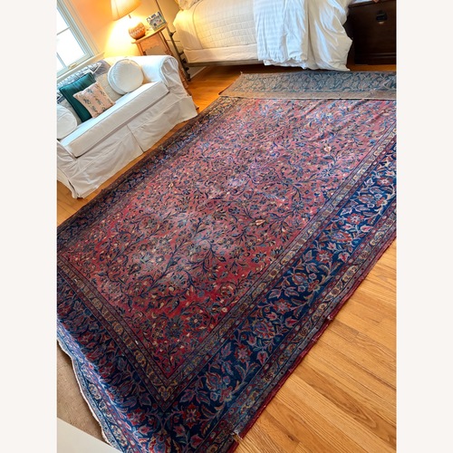 Used Antique Royal Kashan c. 1920 Rug for sale on AptDeco