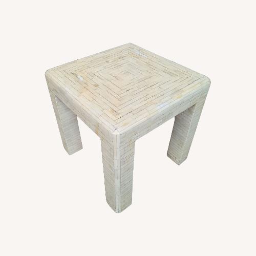 Used Bone Inlay Accent Table for sale on AptDeco