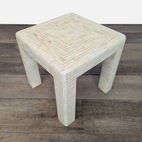 Used Bone Inlay Accent Table for sale on AptDeco