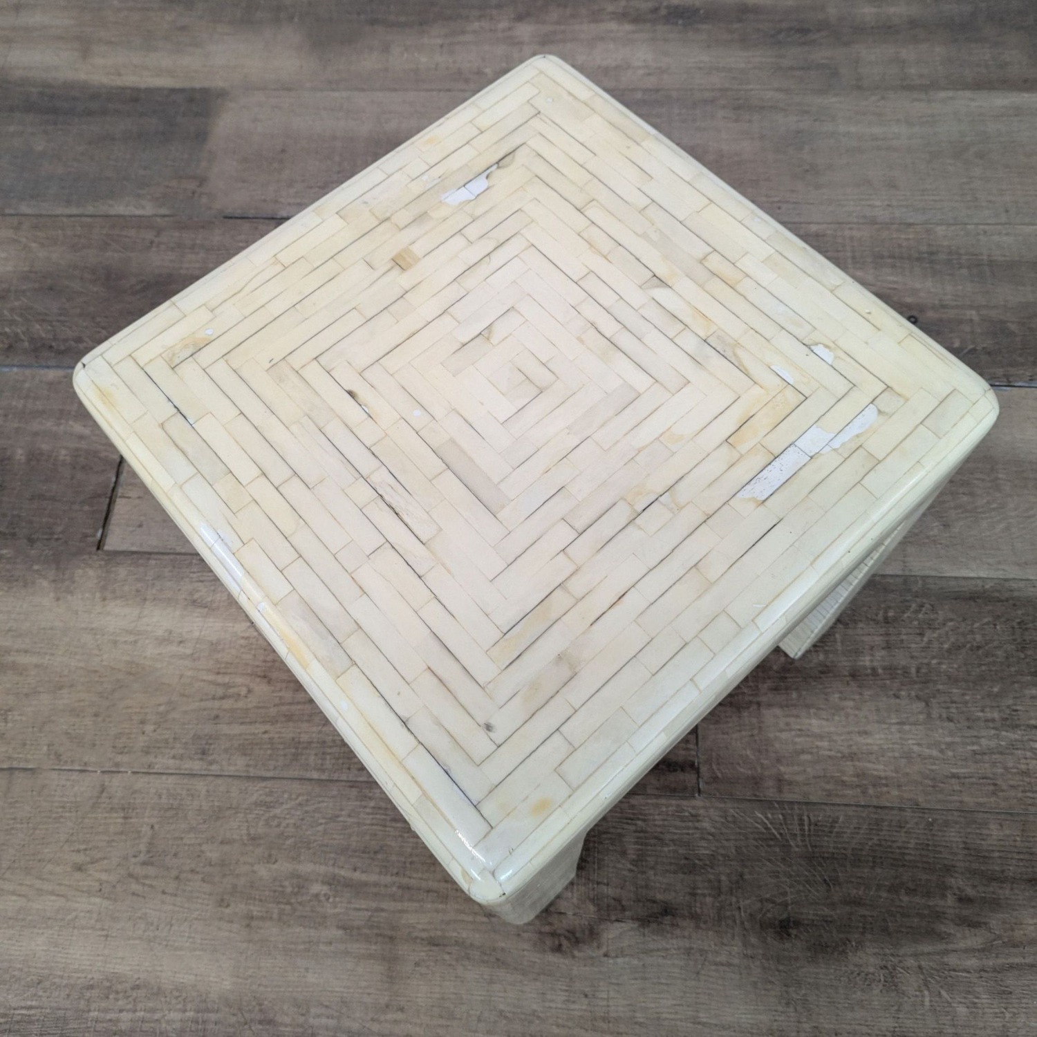 Bone Inlay Accent Table - image-1