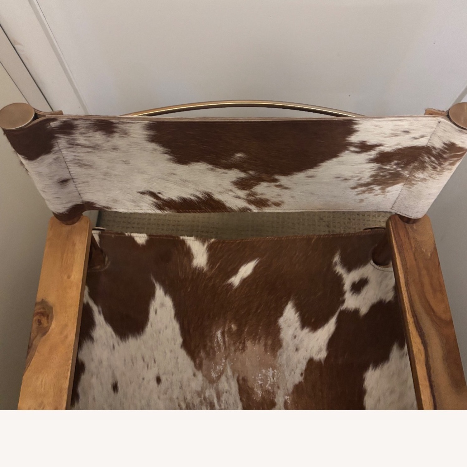 CB2 Curator Cowhide Directors Chair - image-6