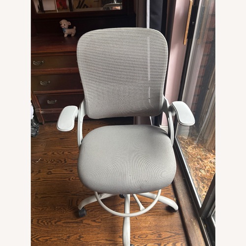 Used Light Gray Fabric Office Chair for sale on AptDeco