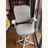 Light Gray Fabric Office Chair