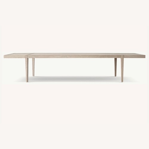 Used Restoration Hardware French White Oak Dining Table for sale on AptDeco