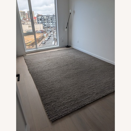 Used Room & Board Cable 8'2"x11'6" Rug in Charcoal for sale on AptDeco
