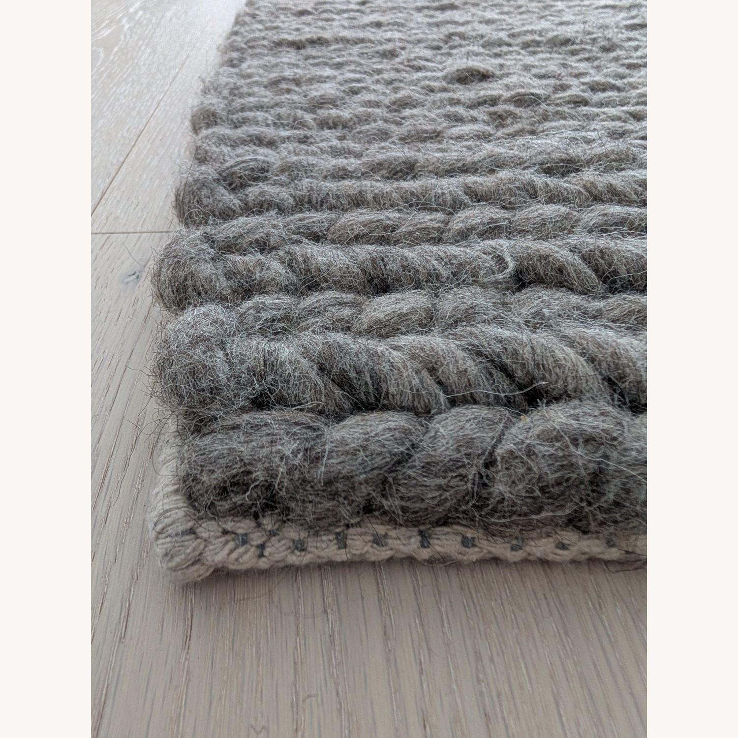 Room & Board Cable 8'2"x11'6" Rug in Charcoal - image-6