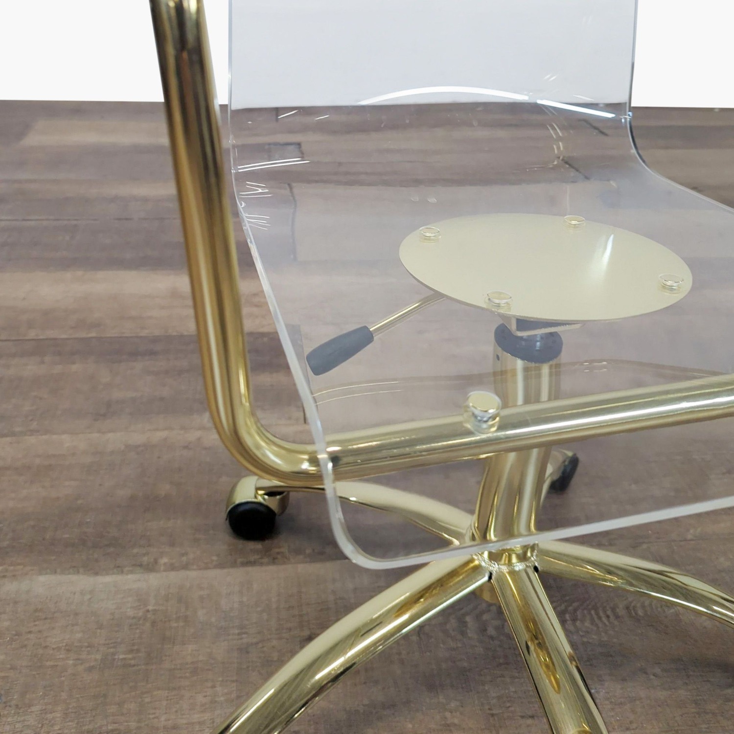 Pottery Barn Paige Modern Acrylic Swivel Desk - image-1