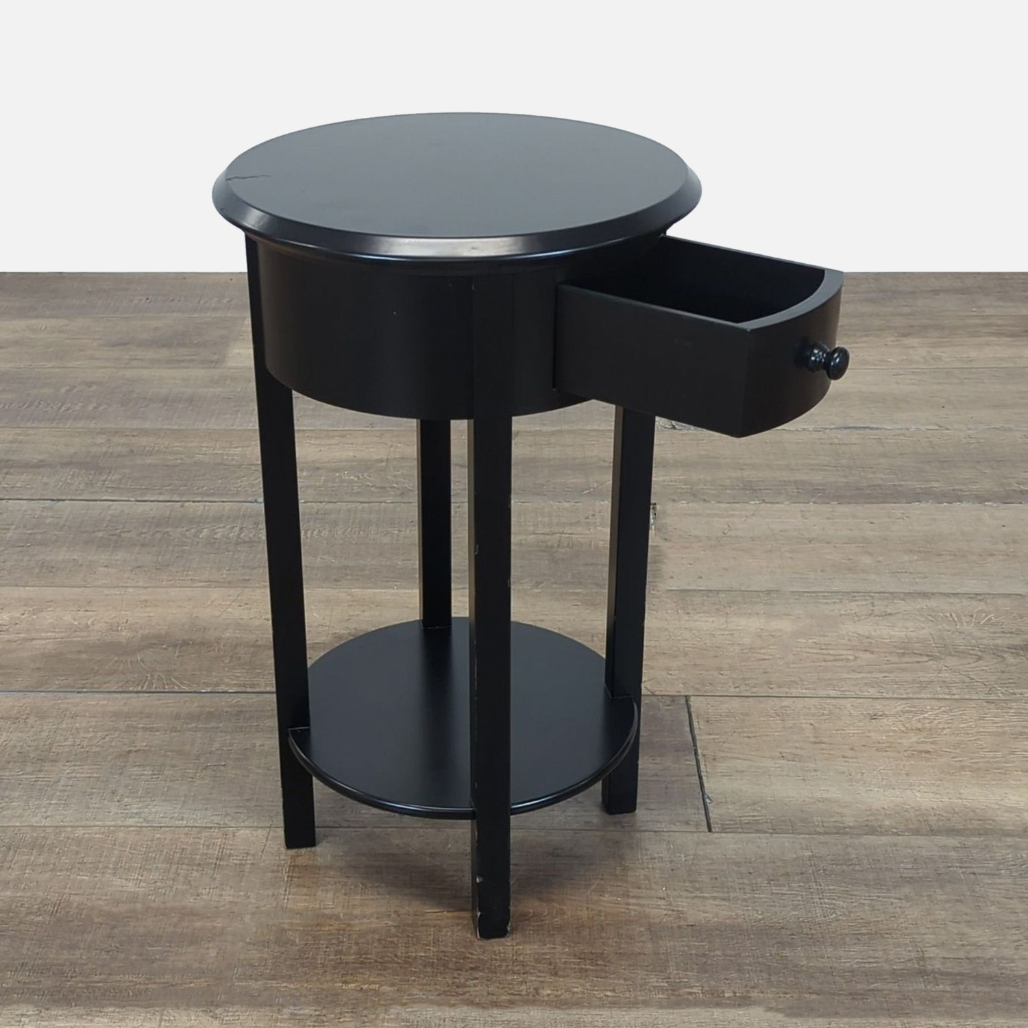 Target Home Round One Drawer Accent Table - image-1
