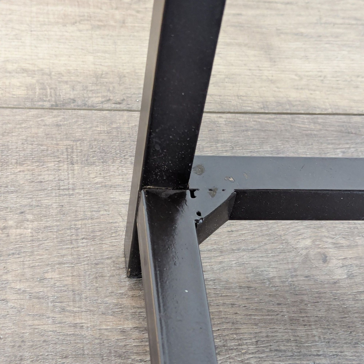 Wood Top Coffee Table on Metal Frame	 - image-3