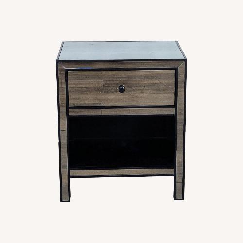 Used Pottery Barn Marnie Mirrored Nightstand for sale on AptDeco