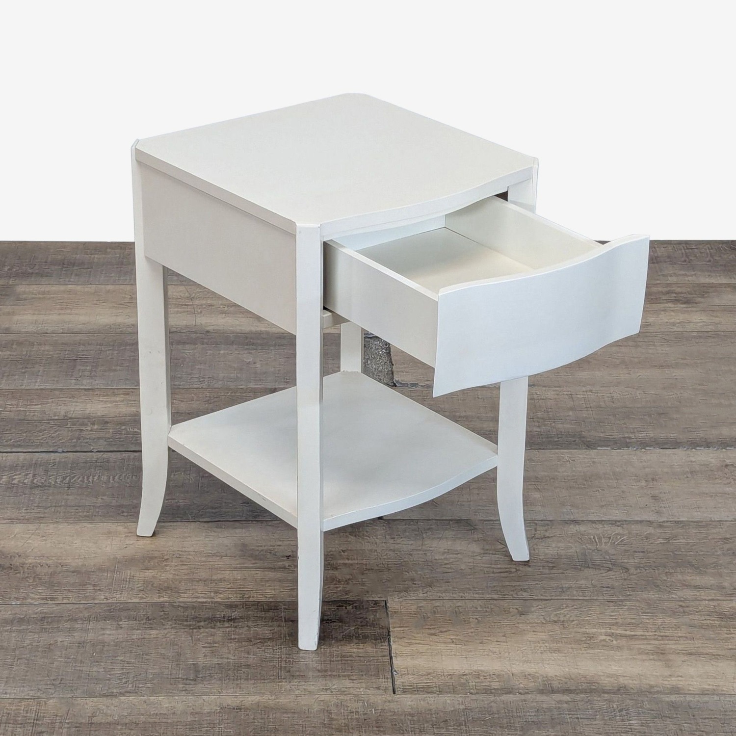 West Elm One Drawer Side Table with Shelf - image-2