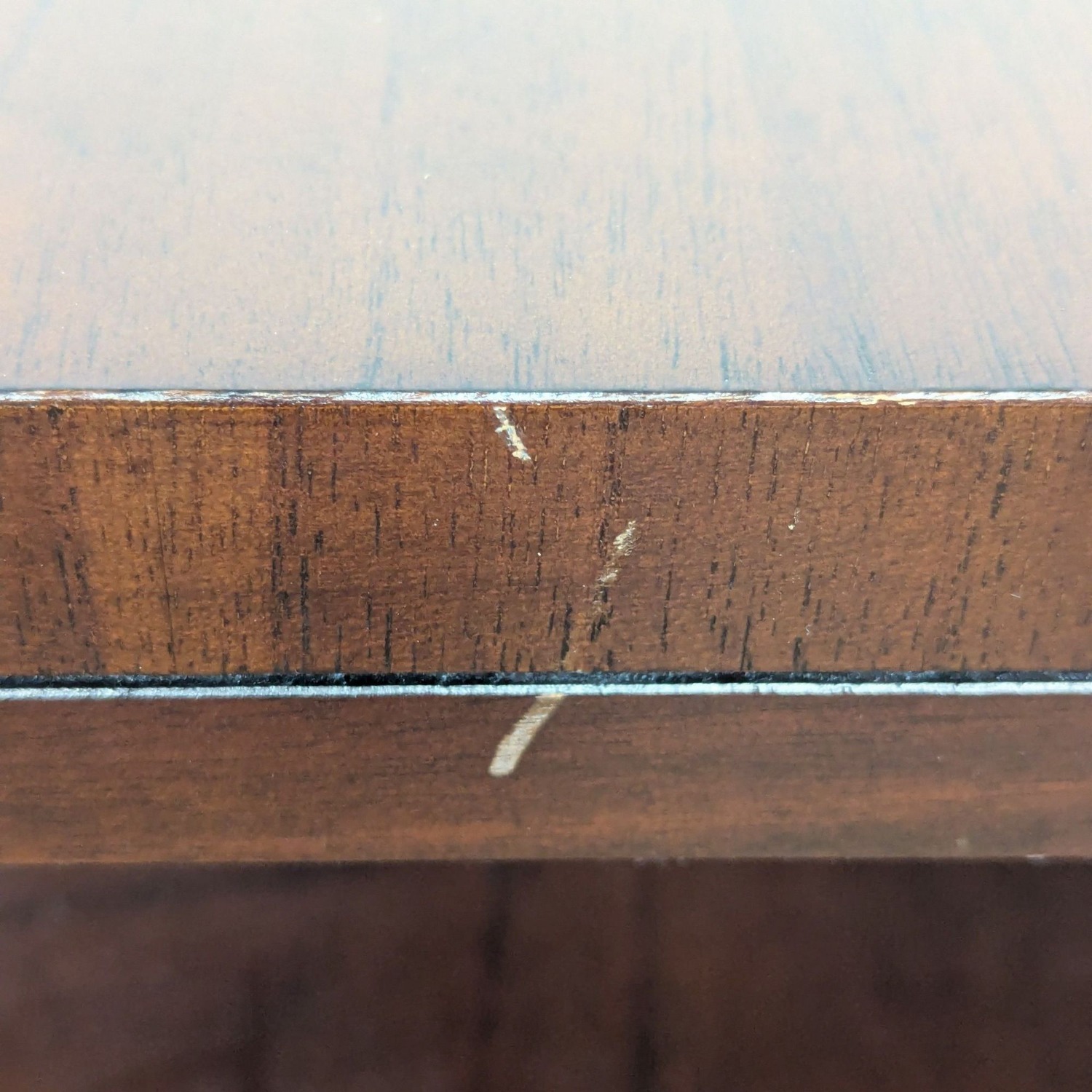 Crate & Barrel End Table with Inlaid Top   - image-5