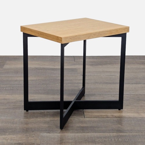 Used Natural Bamboo Side Table for sale on AptDeco