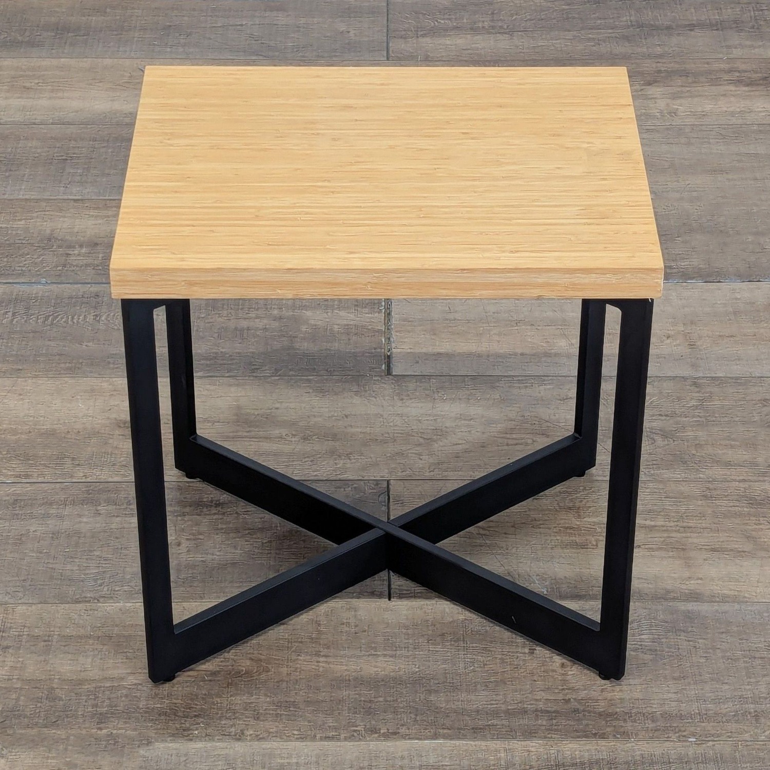 Natural Bamboo Side Table - image-2