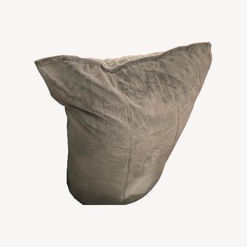 Used LoveSac Pillowsac Light Gray Fabric Armchair for sale on AptDeco