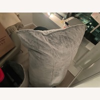 LoveSac Pillowsac Light Gray Fabric Armchair